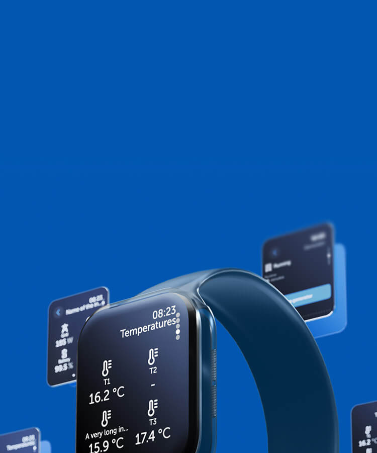 Övervaka ditt system från din klocka